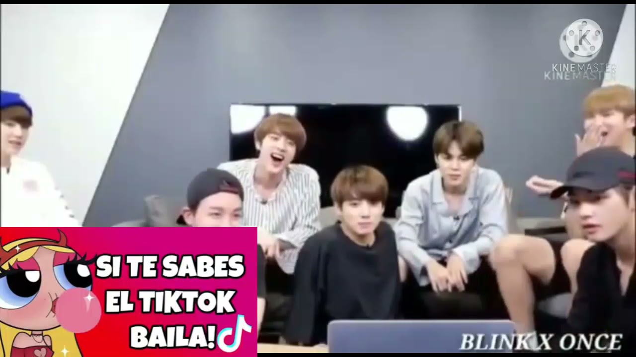 bts reacciona a si te sabes el tik tok baila