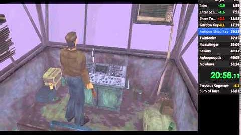 Silent Hill 1 Bad+ Speedrun in 32m 34s (Obsolete)