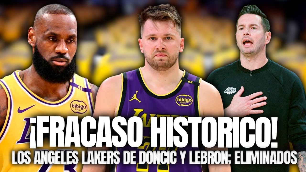 LOS ANGELES LAKERS DE LUKA DONCIC Y LEBRON ELIMINADOS DE PLAYOFFS.. I ...