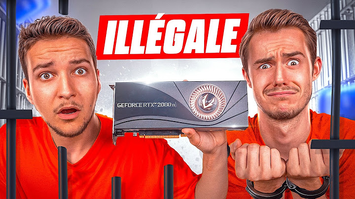 Cette carte graphique est illégale...