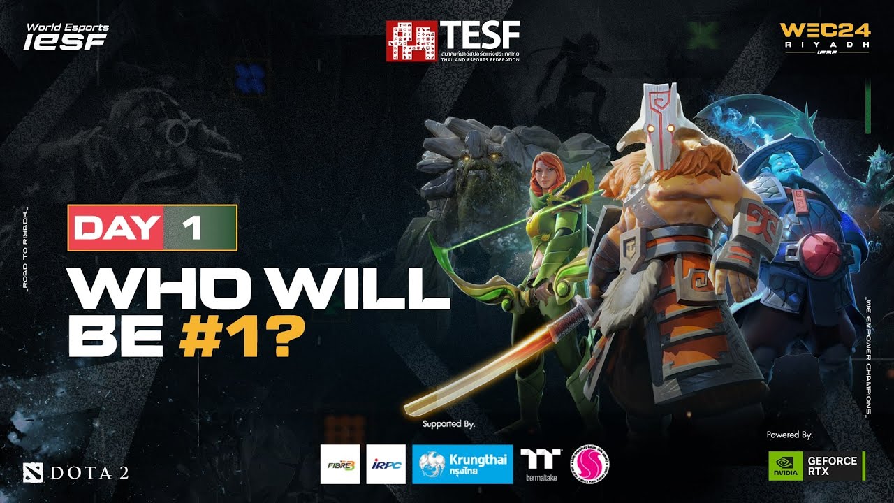 Day1 Dota 2 WEC24 Road to Riyadh 2024 Thailand Qualifier - YouTube