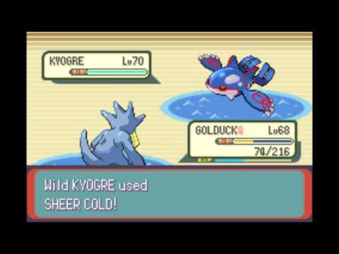 How To Catch Kyogre Without Master Ball R/S/E