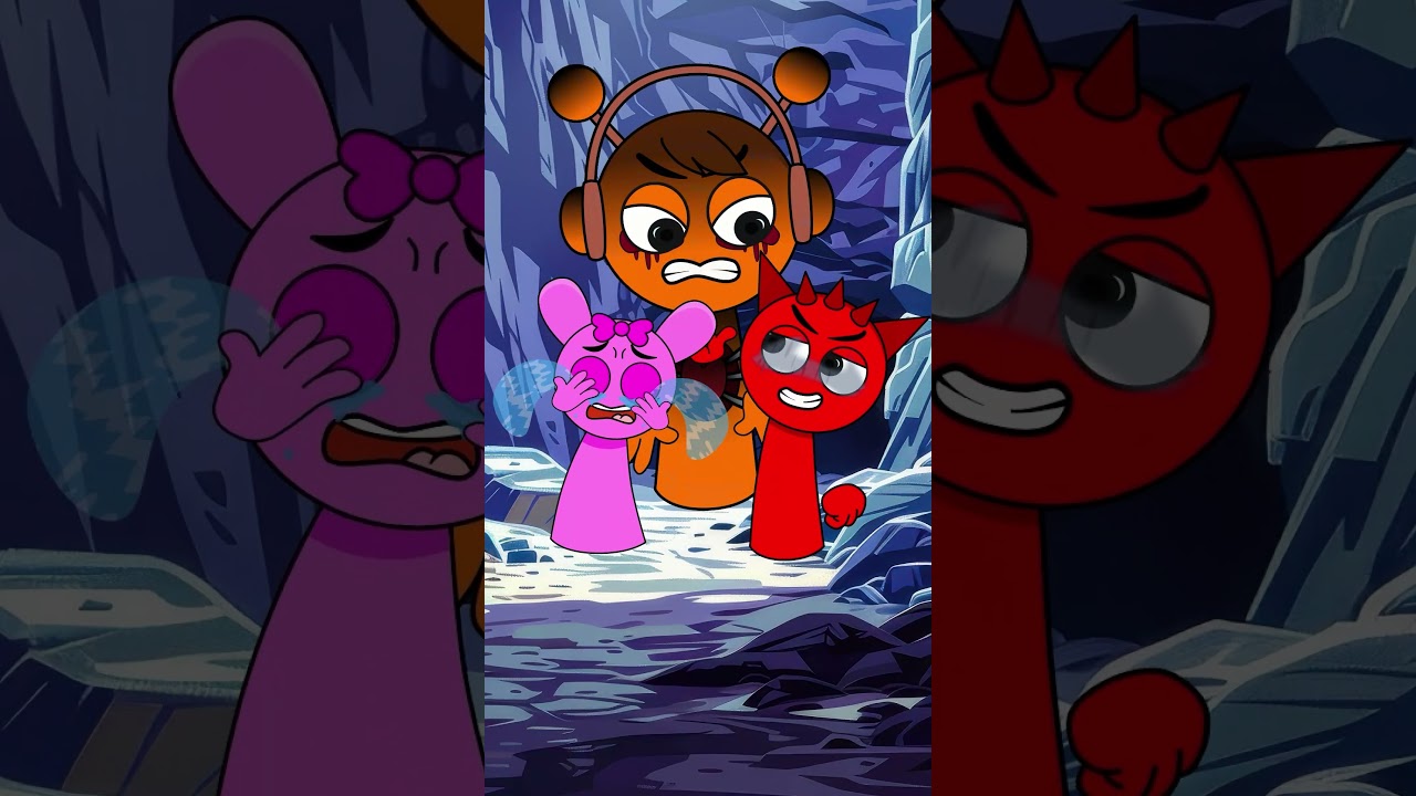 Hey Red, stop, don't bully pinky 