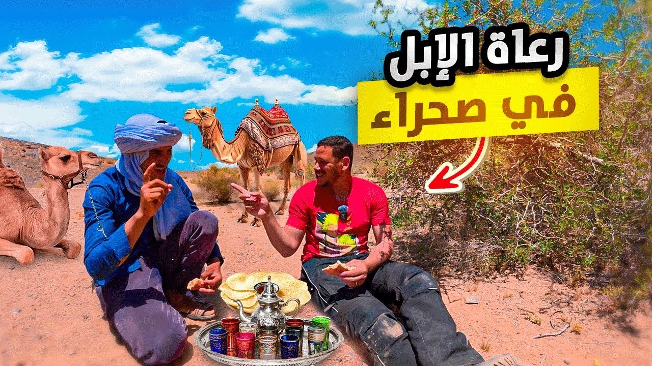 الصحراء علمتنا البساطة…وعدانا مع الرعاة الإبل🐫كان أروع ما يكون😍كيفاش كيعيشو رعاة يستحق مشاهدة!!