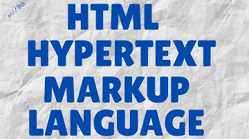 What is Hypertext and markup language meaning | What is HTML