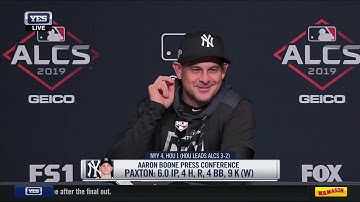Aaron Boone Post ALCS Game 5 Victory