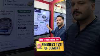 How to Remember Fineness Test of Cement (IS 4031) | Civil Engineering JE Exam Tricks | ECP