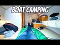 Boat Camping Alone