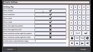 17. Trimble DPS900 V1.2 -Graphic Settings: Overview