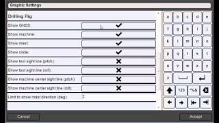 17. Trimble DPS900 V1.2 -Graphic Settings: Overview