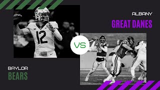 Baylor Bears Week 1 vs Albany Great Danes