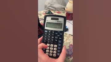 How to reset your ti30xiis calculator