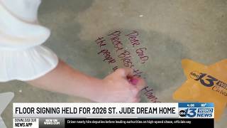 2026 St. Jude Dream Home floor singing