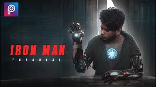 How to turn your self into the IRON MAN | Iron Man Realistic Photo Editing In Picsart | Sony Jackson