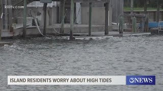 High tides bring concerns for Padre Island resident