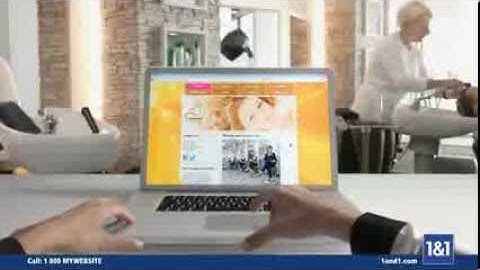 1&1 MyWebsite Commercial - Create your own professional web presence