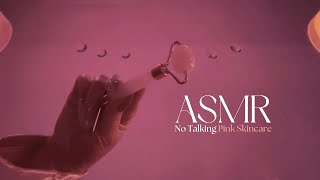 ASMR • Rose Quartz Crystal Facial  | Korean Skincare (No Talking) Personal Attention