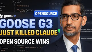 Goose G3 Just Killed Claude Code Open Source Wins