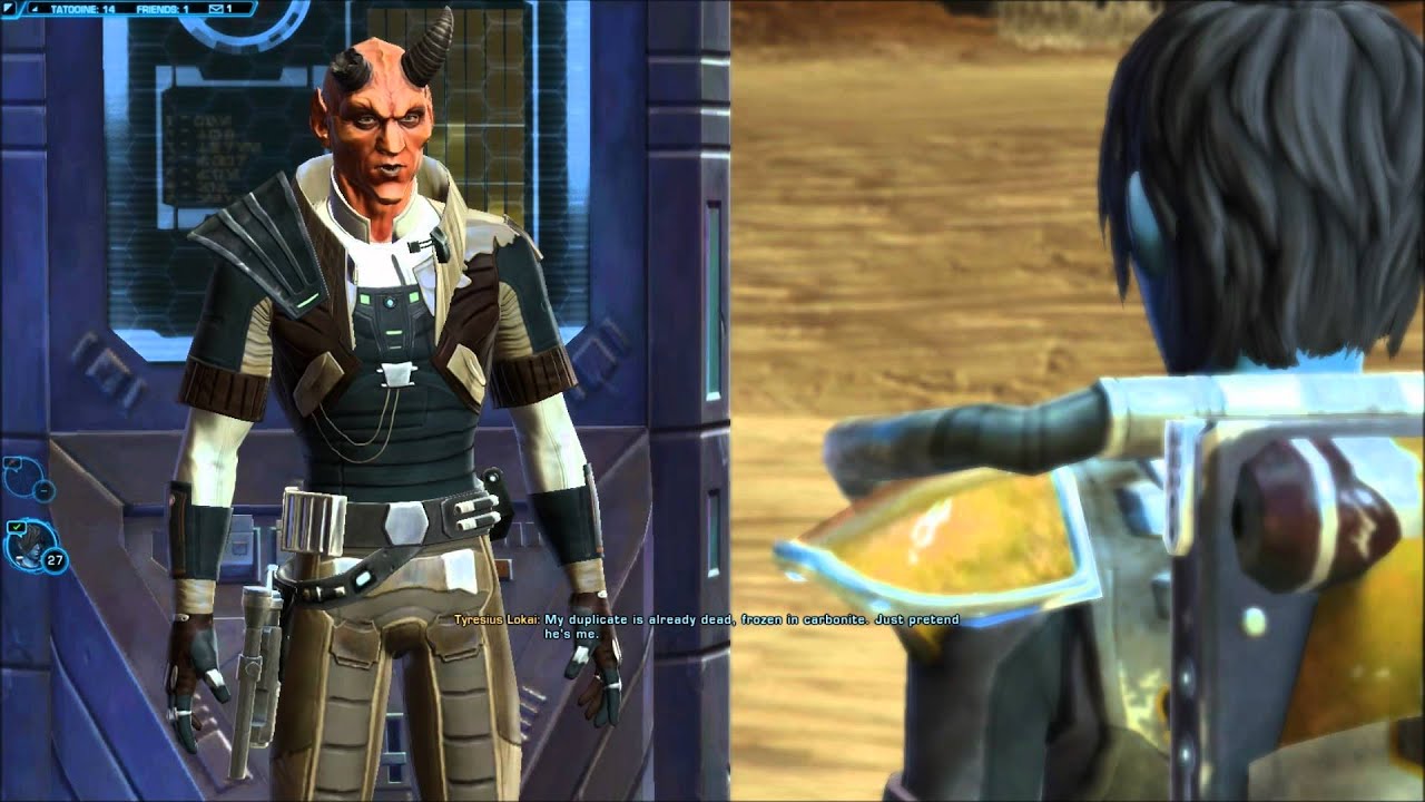 SWtOR Bounty Hunter Story Cutscenes Pt. 12 [Chapter One / Tatooine / Light Side]