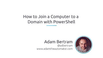 How To Join A Computer To A Domain With PowerShell