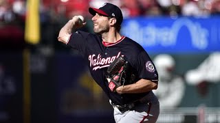 Max Scherzer Flirts With a No-Hitter In Game 2 Win vs. Cardinals | NLCS Game 2 (2019)