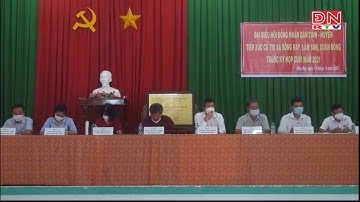 ĐẠI BIỂU HỘI ĐỒNG NHÂN DÂN TỈNH, HUYỆN TIẾP XÚC CỬ TRI 3 XÃ SÔNG RAY, XUÂN ĐÔNG VÀ LÂM SAN