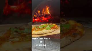 Deliciously Unique: Red Clam Pizza Cooked to Perfection in our ilFornino Wood Fired Oven