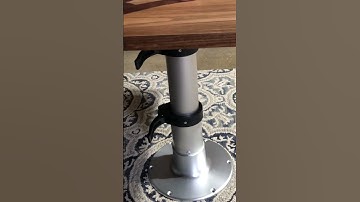 Airstream telescopic pedestal table upgrade. #shorts #DIY #airstream