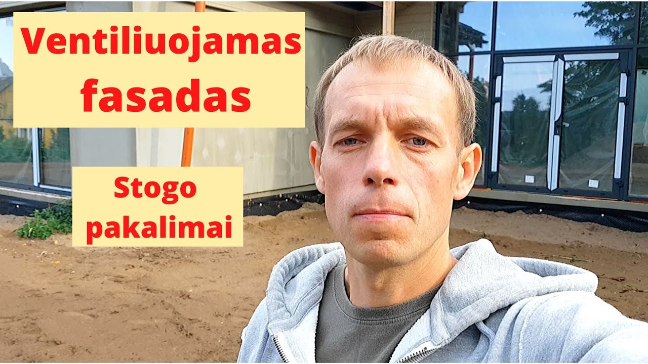 Ventiliuojamas fasadas | Stogo pakalimas | Statybos