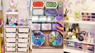 [ASMR]satisfying makeup Stationery organizer#30 #restocking #asmr #clean #tiktok