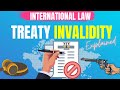 Treaty Invalidity Vienna Convention on Law of Treaties International Law Lex Animata Hesham Elrafei