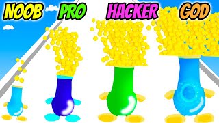 Balls Fall 3D - NOOB vs PRO vs HACKER vs GOD screenshot 5