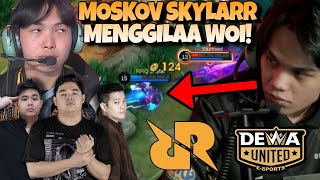 BARU GAME PERTAMA UDAH TEGANG GINI LAH WOII !!!! MOSKOV SKYLAR SIH GILA YA !!! RRQ VS DEWA GAME 1