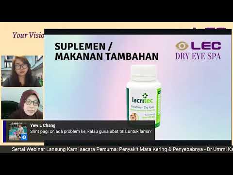 Penyakit Mata Kering & Penyebabnya - Dr Umm Kalsom & Anna Lam