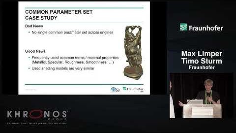 Max Limper at SIGGRAPH 2016 glTF BOF Sessions