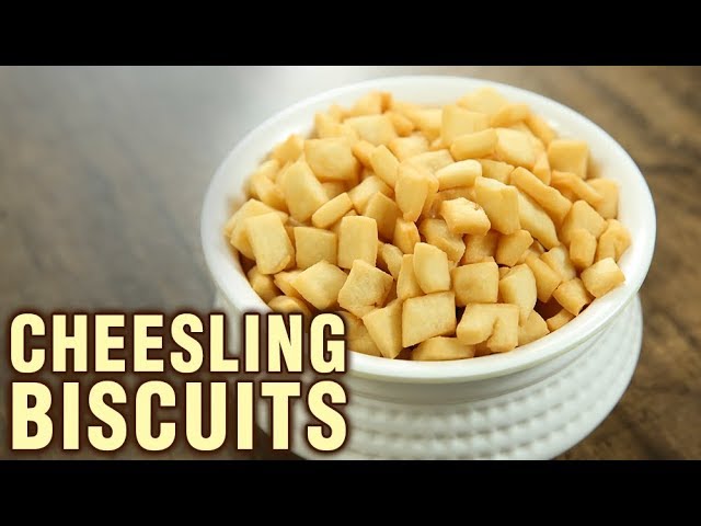 Cheesling Biscuits Recipe - How To Make Cheeslings At Home - Indian Culinary League - Varun | Get Curried