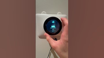 Setting the Nest Thermostat to Cooling #airconditioning #hvac #nestthermostat #thermostat #shorts