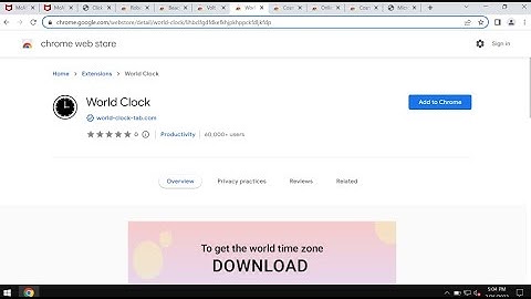 World Clock browser-hijacking extension removal.