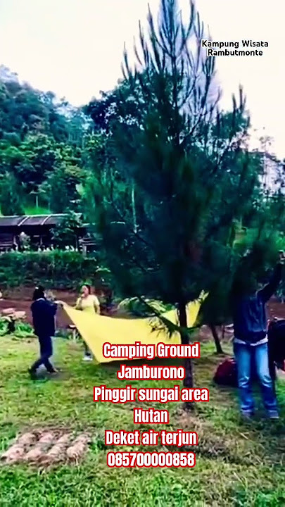 Camping Estetik pinggir Sungai deket air terjun Jamburono Rambutmonte Blitar