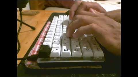 Ajazz Ak33 - black switches Typing sound test