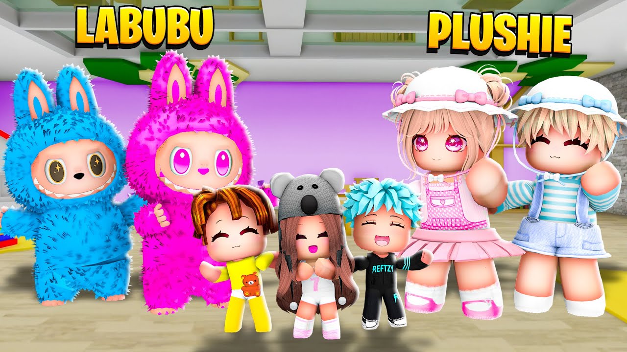 LABUBU Family vs PLUSHIE Family..(Brookhaven)