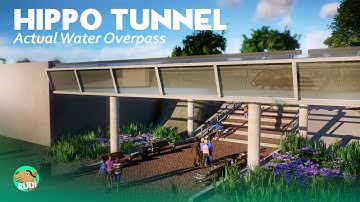 Hippo Tunnel Underwater Viewing - Lets Play Planet Zoo Franchise 23