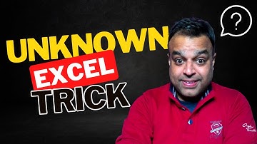 Highlight Cells that Contain Question Mark (Unknown Excel Trick) | Vivekananda Sinha | Video 295