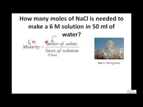 Calculating Molarity, Solving for Moles & Grams, 4 Practice Examples