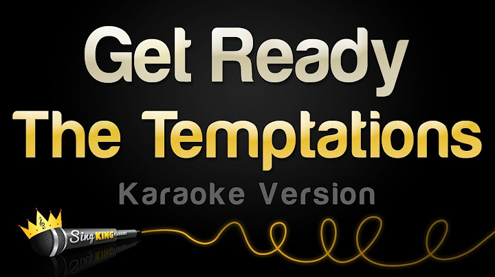 Get Ready Karaoke version - Karaoke performance video thumbnail