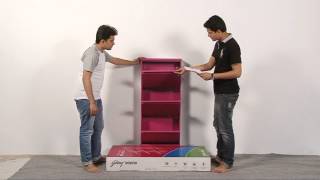 Godrej Interio STEP IN Shoe Cabinet Installation Video screenshot 3