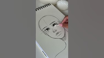 Draw a face with me !! #drawingtips #facedrawing #tutorial #artglowup #facedrawingtutorial
