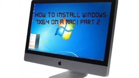 How to Install Windows 7x64 on a Mac!! Part 2: Creating a Virtual Machine Using VMware Fusion