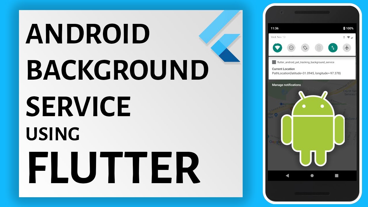 Flutter Background Service Pet Tracking - YouTube