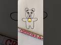 Beautiful amazing technique 😍 Teddy 🧸 Drawing #art #pencildrawing #sketch #trending #shorts #viral